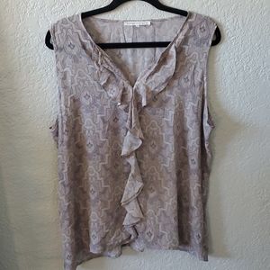 Xl women's ruffle tank